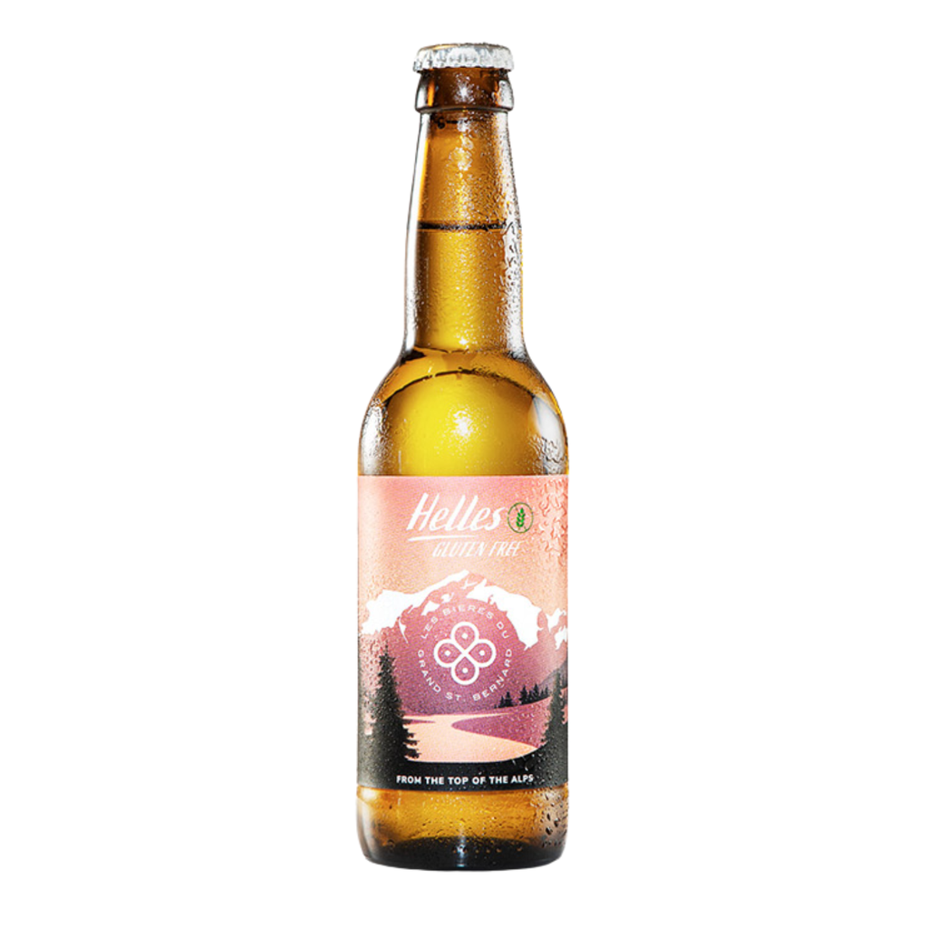 Les bières du Grand-St-Bernard Helles gluten free*