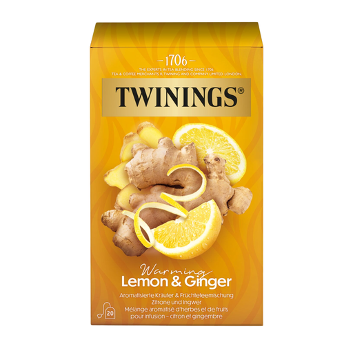 [820113] Thé Twinings Citron & Gingembre 20 Sachets