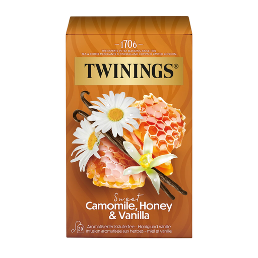 [820117] Thé Twinings Camomille, Miel & Vanille 20 Sachets