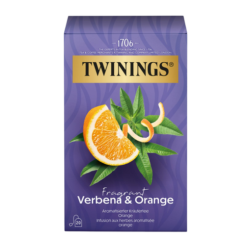[820123] Thé Twinings Verveine Orange 20 Sachets