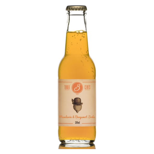 [2942] Three Cents Mandarin & Bergamot Soda*